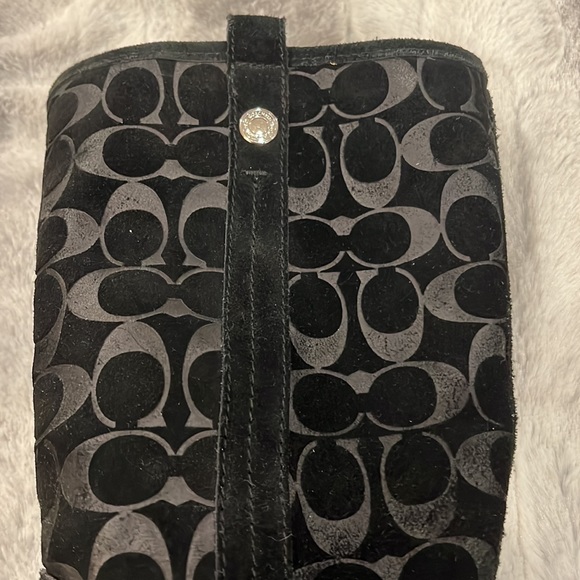 Coach black suede boots - Picture 3 of 7